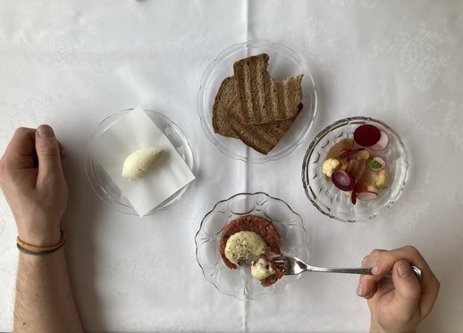 Köstliches Beef Tartar im Murauer Gasthof Hotel Lercher