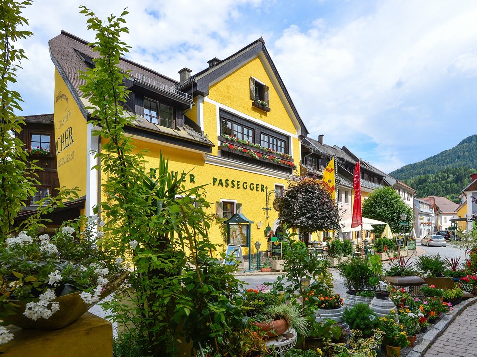 Außenansicht vom Murauer Gasthof Hotel Lercher.