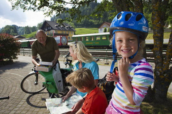 Radfahren mit der ganzen Familie