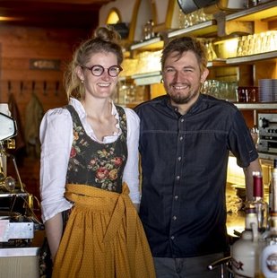 Ihre Gastgeber - Anna Lercher & Daniel Leitner.