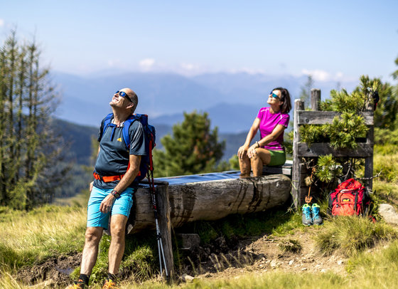 Die Sonne und die frische Luft genießen