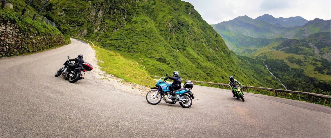 Motorradfahrer in der Region Murau - Kreischberg (c) Tom Lamm