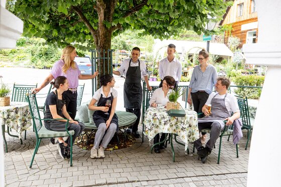 Team im Murauer Gasthof Hotel Lercher. Team im Murauer Gasthof Hotel Lercher.