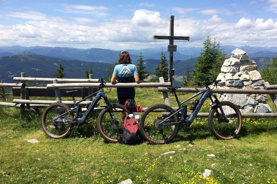 Pause während einer Radtour (c) Bike Kreischberg