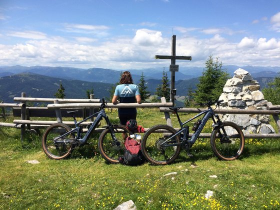 Radfahren in der Region rund um den Murauer Gasthof Hotel Lercher (c) Bike Kreischberg