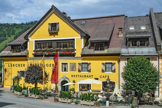 Der Murauer Gasthof Hotel Lercher im Sommer