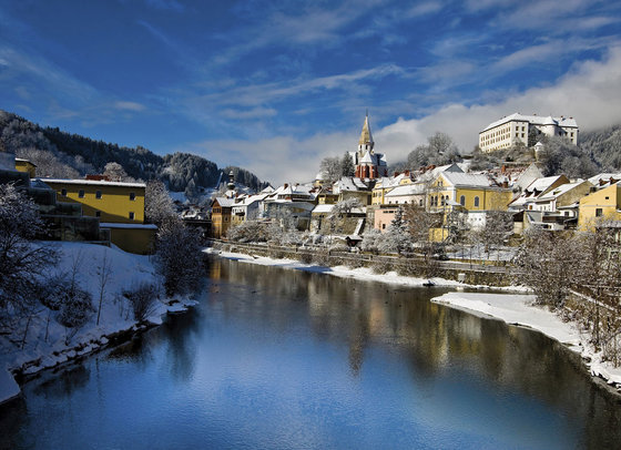 Verschneite Stadt Murau (c) TVB Murau-Kreischberg