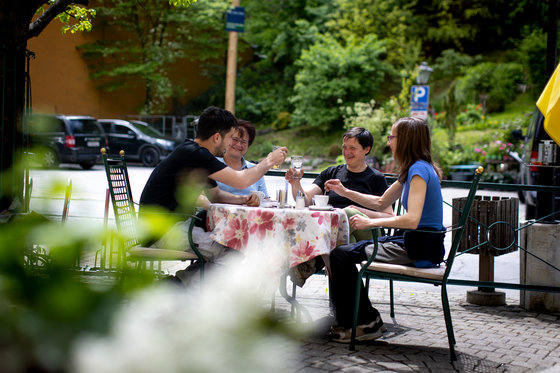 Terrasse im Murauer Gasthof Hotel Lercher