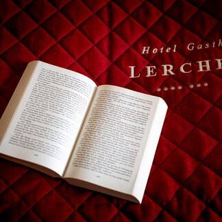 Buch im Murauer Zimmer vom Hotel Lercher. Buch im Murauer Zimmer vom Hotel Lercher.