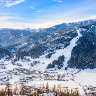 Blick auf den Kreischberg im Winter (c) TV Murau | Rene Hochegger. Blick auf den Kreischberg im Winter (c) TV Murau | Rene Hochegger.
