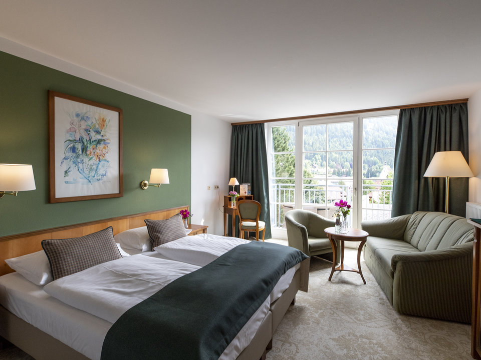 Gartenzimmer im Murauer Gasthof Hotel Lercher.