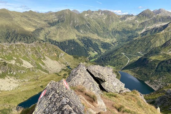 Ausblick auf die idyllischen Berge in der Region Murau-Kreischberg
