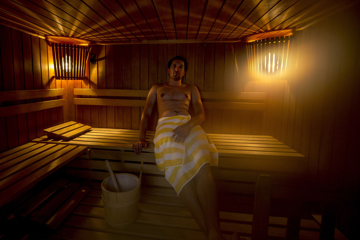 Entspannender Saunagang im Hotel Lercher